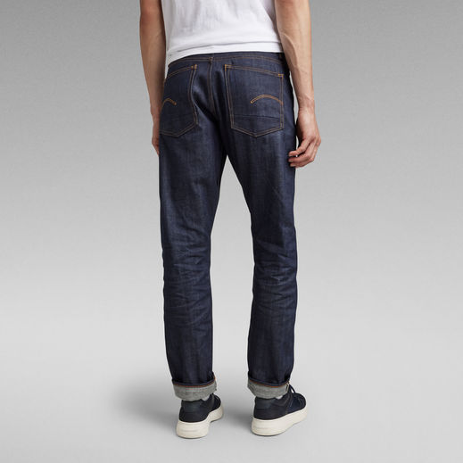 Triple A Regular Straight Selvedge Jeans | ダークブルー | G-Star